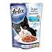 Felix So gut wie es aussieht Doppelt lecker mit Sardine & Lachs 100g Katzenfutter (20er Pack) von Purina