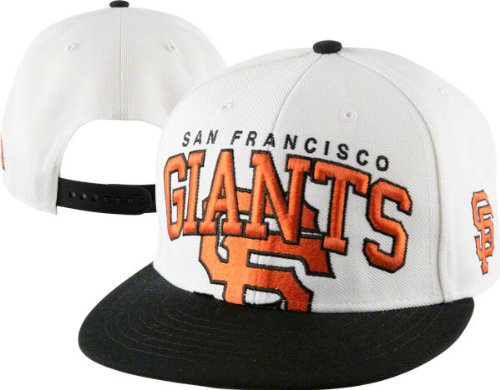 San Francisco Giants '47 Brand White Blockhouse Snapback Adjustable Hat