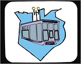 Mouse Pad with San Francisco , historic, California, cable car , transportation, trolley, windows, rail