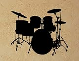 Drumset - Drums Removable Wall Vinyl Decal Sticker