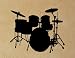 Drumset - Drums Removable Wall Vinyl Decal Sticker