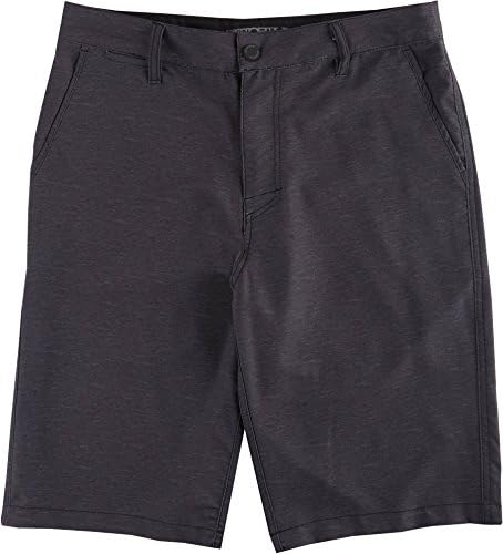 Distortion Mens Hybrid Boardwalk Black Shorts 34W Black