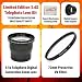 Sony Alpha NEX-3, NEX-5, NEX 3N, NEX 5N, NEX-C3, NEX-C3K, NEX-7 Limited Edition 3.6X Telephoto Zoom Lens + Bonus 72MM Protective UV Filter, These Lenses and Filters will attached to the following Sony E Series (16mm, 18-55mm) Lens !!!