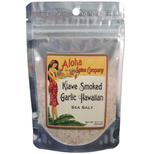Kiawe Smoked Garlic Hawaiian Sea Salt (4 Pack)