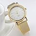 BESSKY Golden Classic Quartz Stainless Steel Wrist Watch - Lady Style
