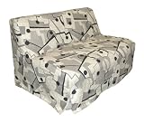 Slipcover for Full Size E-Frame in Horizon - Deco Pleated - 33-1414-686