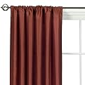 Home Faux Silk Window Panel - Ginger (54x95")