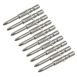 uxcell　ネジドライバービット　PH0　40mm長い　2.5mmのポイント　10枚入り