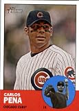 2012 Topps Heritage 380 Carlos Pena - Chicago Cubs (ENCASED MLB Trading Card)