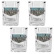 Kansas City Wizards Soccer 4pc Square Shot Glass Set - Primary Team Logo MAJOR-LEAGUE-SOCCER Soccer