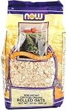 NOW Foods Organic Rolled Oats, 24 Ounce Bags (Pack of 8)