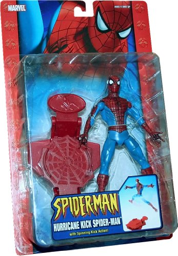  HURRICANE KICK SPIDER-MAN with Spinning Kick Action CLASSIC SPIDER-MAN Action Figure