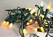 Set of 35 Energy Saving Multi-Color Pastel Christmas Lights - Green Wire