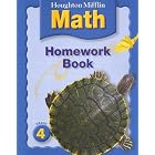 Houghton Mifflin Math Homework Book: Grade 4 by 