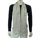 Men Accessories Silk Neck Scarf 12 x 60 inches (Multicolor)