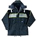 Large Chest Freezer Panoply Baikal Freezerwear Quilted Jacket with Waterproof Seams - Grey With Trims