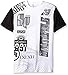 Southpole Men's Short Graphic Tee with Solid Sleeves