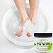 Buy Natural Therapeutic Foot Soak With Tea Tree Oil, Epsom Salt, Dead Sea Salt, MSM - Help Treat Athletes Foot, Foot Odor, and Remove Calluses 16oz