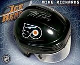 Mike Richards Philadelphia Flyers Autographed/Hand Signed Black Mini Helmet