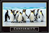 Produkt-Bild: Motivational Poster Conformity + ALU-Rahmen, schwarz