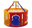 Dream On Me Deluxe Circular Playard with Jungle Gym, Red/Yellow Dream On Me Deluxe Circular Playard with Jungle Gym, Red/Yellow