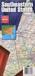 Carte routi�re : South Eastern United...