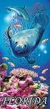 Florida Manatees 30in x 60in Beach, Bath, Pool, Sauna Towel. (101194) Perfect for laying your body on the sand.