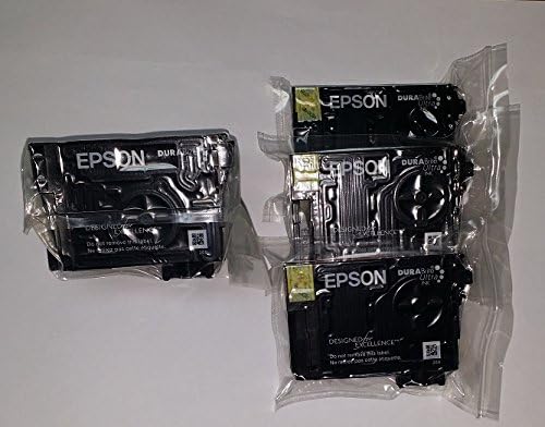 Epson DURABrite Ultra T252XL 252XL High Yield Inkjet Cartridge Multipack - 1 Black and 3 Colors