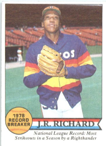 1979 Topps # 203 J.R. Richard RB Houston Astros Baseball Card