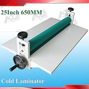 Amazon.com : Manual Cold Roll Laminator 25'' Laminating Machine