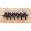 Wrought iron dancing pig hooks