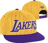Adidas Los Angeles Lakers Pinstripe Snapback Hat