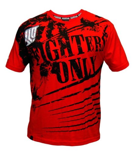 Official Fighters Only ~ 'Red Splatter' T-Shirt ~ MMA/UFC specialists