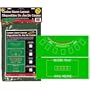 Trademark Poker Blackjack and Texas Hold'em Two-Sided Layout 36-Inch x 72-Inch