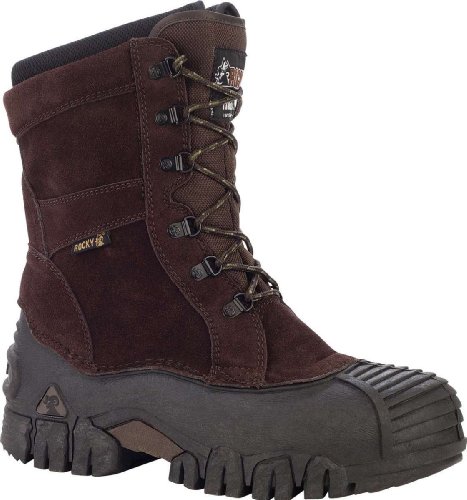 Rocky FQ0004798 Men's Jasper Trac Brown 8-inch Boot 10 M US