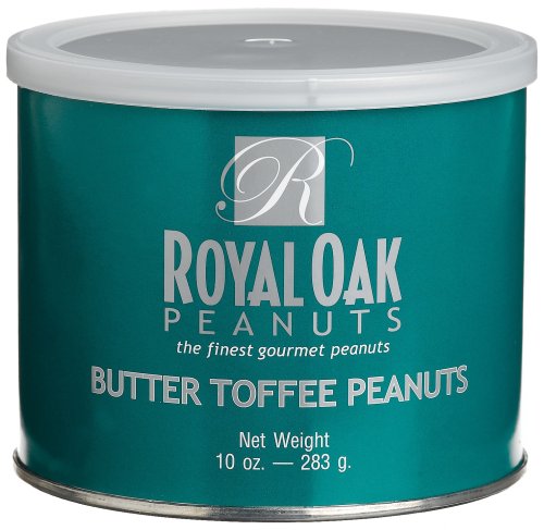 Royal Oak Gourmet Butter Toffee Peanuts, 10-Ounce Tins (Pack of 6) by Royal Oak