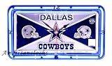 Dallas Cowboys NFL Neon License Plate Clock if it s Neon we have it!