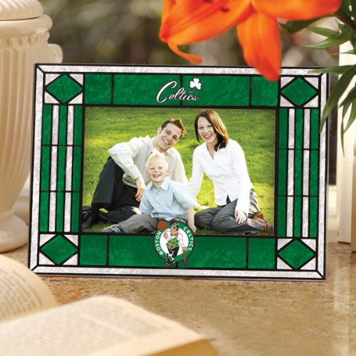 Memory Boston Celtics Art Glass Horizontal Frame