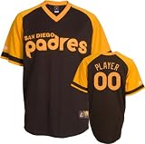 San Diego Padres Cooperstown Brown -Any Player- Replica Jersey