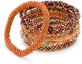 Aid Through Trade Himalayan Coral Roll On Bracelet
