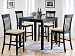 Kitchen & Housewares : Miranda 5 Piece Espresso Dinette Set By Acme Furniture