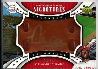 2007 UD Sweet Spot Dick Allen Signed Auto Glove Leather #16/50 RARE PHILLIES CS at Amazon.com