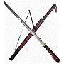 Trademark 20-1300 RED / BLACK Ninja Sword - 37 inch