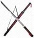 Sporting Goods : RED / BLACK Ninja Sword - 37 inch