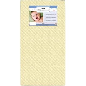 Simmons Kids Beautyrest Beginnings Nighttime Whimsy Firm Baby Crib and Toddler Mattress