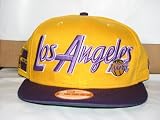 NEW ERA NBA Retro Los Angeles Lakers Snapback Hat, Gold/Purple