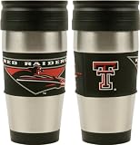 Texas Tech Red Raiders Travel Mug: 15 oz Stainless Steel Travel Tumbler