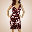 Sexy Cotton Stretch Print Mini Cocktail Dress