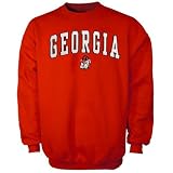 Georgia Bulldogs Red Mascot One Sweatshirt