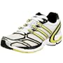 adidas Women's adizero Tempo Running Shoe,White/Silver/Yellow,12 M